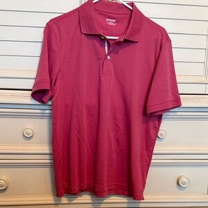 UNTUCKit Men's Polo Shirt in Rich Salmon